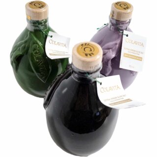 Colavita Olivenöl Extra Vergine Extra natives Olivenöl in Keramik Amphore (3x250ml)