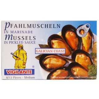 Vigilante Pfahlmuscheln In Marinade - Mejillones En Escabeche (115g Dose)
