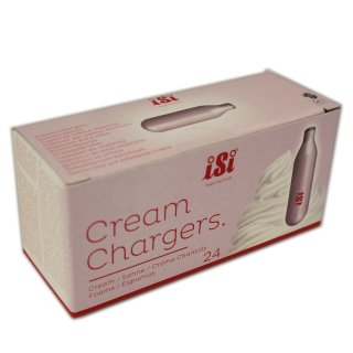 iSi Sahnekapseln Professional Chargers  für max 0,5l je Kapsel (24 Stck Packung)