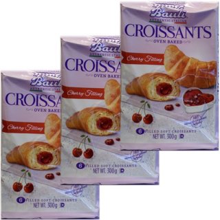 3x Bauli Ciliegia "Croissants mit Kirschfüllung", 300g