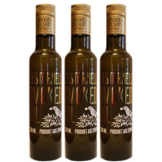 3x L’Estornell Smoked Oil Natives Olivenöl Extra "Olivenöl mit Rauchnote", 250 ml