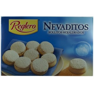 Reglero Nevaditos "Blätterteiggebäck mit Puderzucker", 400 g
