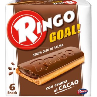 Pavesi Ringo Kekse con crema al Cacao  "Goal", 165 g