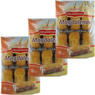 3x Delasheras Traditia "Lange Magdalenas" aus Spanien, 350g