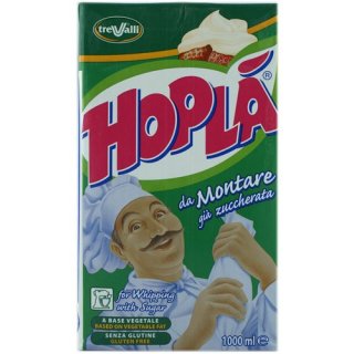 Trevalli Panna Hopla da Montare gia Zuccherata "Süße Sahne", 1000 ml