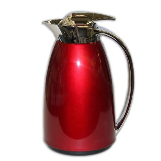 ZHG Isolierkanne in verschied. Farben (Rot) zum Warm- oder Kalthalten für ca. 1l Füllmenge (1 Stk.)