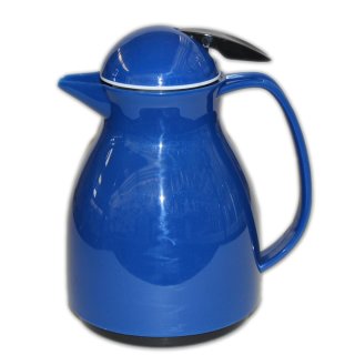 Isolierkanne aus Kunststoff in blau zum Warm- oder Kalthalten 0,5l Füllmenge (1 Stk.)
