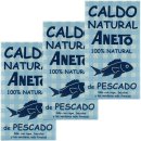 3x Aneto Caldo Natural de Pescado...