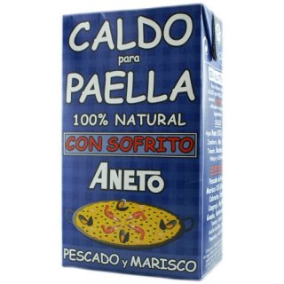 Aneto Caldo para Paella "Brühe für Paella mit Fisch und Meeresfrüchten", 1000 ml
