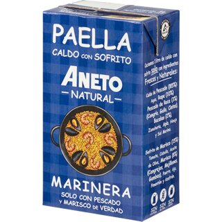 Aneto Caldo para Paella "Brühe für Paella mit Fisch und Meeresfrüchten" (1L Packung)