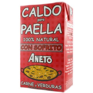 Aneto Caldo para Paella "Brühe für Paella mit Fleisch und Gemüse", 1000 ml