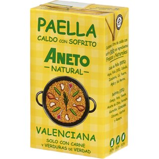 Aneto Caldo para Paella "Brühe für Paella nach Valencianischer Art" (1L Packung)