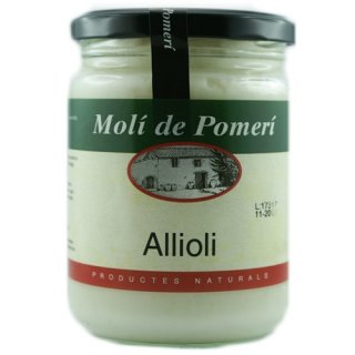 Molí de Pomerí Allioli mit Olivenöl "Aioli Knoblauchmayonnaise", 440 ml