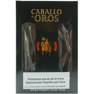 Caballo de Oros Pimientos secos "Paprikaschoten aus La Vera", 35 g