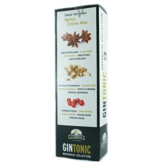 La Barraca Gin Tonic Botanical Collection "Spicy Citric" 3 Uniqe Sensations, 3 Gewürzsorten