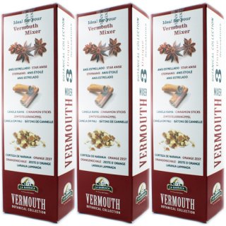 3x La Barraca Vermouth Botanical Collection "Wermut Mix" 3 Uniqe Sensations, 3 Gewürzsorten