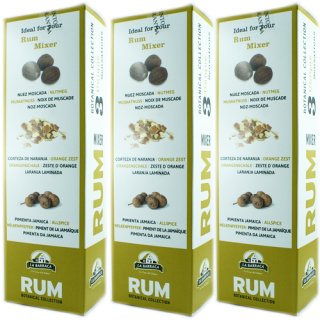 3x La Barraca Rum Botanical Collection "Rum Mix" 3 Uniqe Sensations, 3 Gewürzsorten