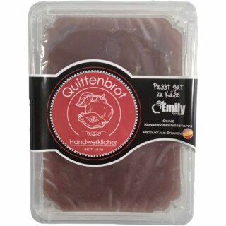 Emily Foods Quince Paste Carne de Membrillo Quittengelee (400g Box)