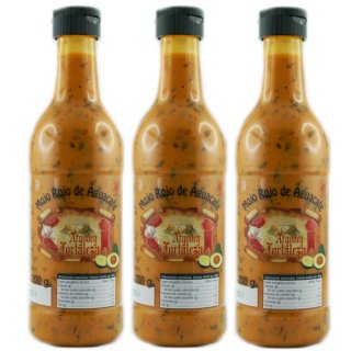 Argodey Fortaleza Mojo Rojo de Aguacate "rote Mojosauce mit Avocado" Officepack (3x200g Flasche)