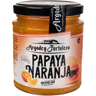 Argodey Fortaleza Crema de Papaya-Naranja "Papaya Orangencreme" (200g Glas)