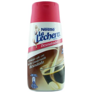 Nestle Leche Condensada Desnatada "La Lechera" gezuckerte Kondensmilch entrahmt, 450 g