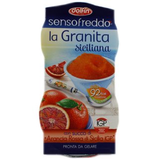 Dolfin Sensofreddo Arancia Rossa "La Granita Siciliana" Blutorange aus Sizilien, 2x 100 ml