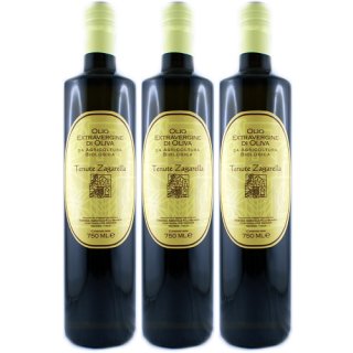 3x F.lli Quarto Agricoltura Olio Extra Vergine Di Oliva "Tenute Zagarella", 750 ml