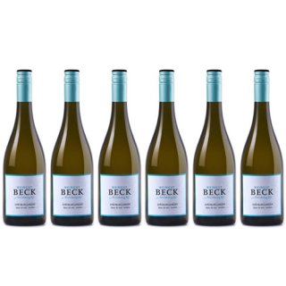 6x Weingut Beck Hedesheimer Hof Spätburgunder Weissherbst "blanc de noir",  750 ml