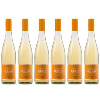 6x Weingut Beck Hedesheimer Hof Sommerwein "Weisser Burgunder" , 750 ml