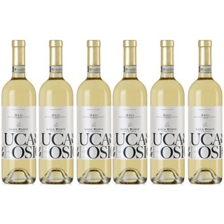 6x Luca Bosio Vineyards "Gavi" DOCG Weißwein, 750 ml
