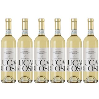 6x Luca Bosio Vineyards "Langhe Arneis" DOC Weißwein, 750 ml