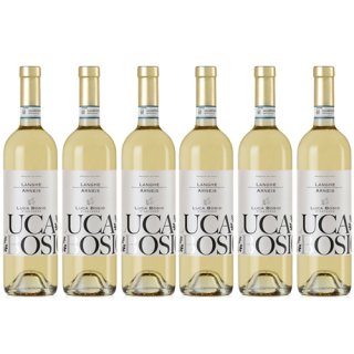 6x Luca Bosio Vineyards "Langhe Arneis" DOC Weißwein, 750 ml