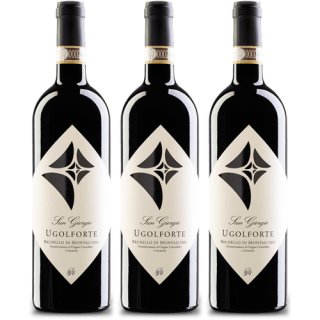 3x Tenuta San Giorgio Brunello Montalcino "Ugolforte" DOCG 2012, 750 ml