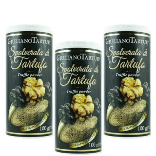 Giuliano Tartufi Spolverata di Tartufo 3er Pack (3x100g Streuer Trüffelpuler aus Sommertrüffel)