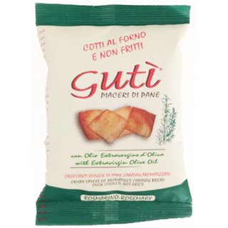 Ferreli Guti Piaceri Di Pane "Pane Guttiau Snack Rosmarin", Sardische Brotchips, 65g