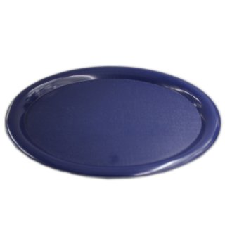 WACA Kaffeehaustablett oval zum Servieren 26x20 cm in blau (1 Stk.)