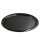 WACA Kaffeehaustablett oval zum Servieren 26x20 cm in schwarz (1 Stk.)