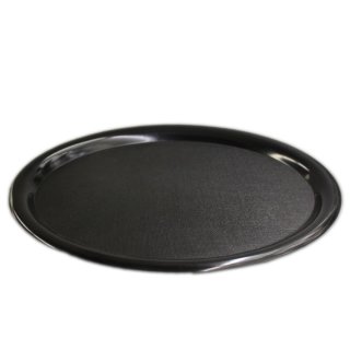 WACA Kaffeehaustablett oval zum Servieren 28x21,5 cm in schwarz (1 Stk.)