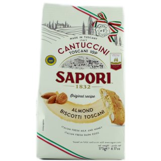 Sapori Cantuccini Toscani IGP "Cantuccini" Mandelgebäck aus der Toskana, 175 g