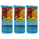 3x Colussi Crackers integrali - whole wheat...