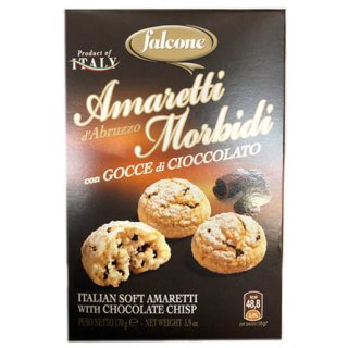 Falcone Amaretti Morbidi d´Abruzzo con Gocce di Cioccolato "Weiche Amaretti mit Schokoladenchips", 170 g