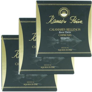 3x Ramon Pena Calamares Rellenos "Gefüllte Tintenfische", 138 g