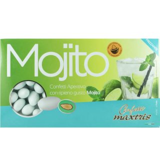 Confetti Maxtris Mojito "Confetti Mandeln mit weißer Schokolade + Mojitogeschmack" Aperitiv Confetti, 1 KG