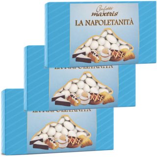 3x Confetti Maxtris La Napoletanita "Confetti Napoletanita Mix" 5 Geschmacksrichtungen, 1 KG