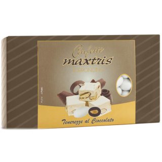 Confetti Maxtris Torroncino "Confetti mit Nougat-Milchschokolade" weiß, 1 KG