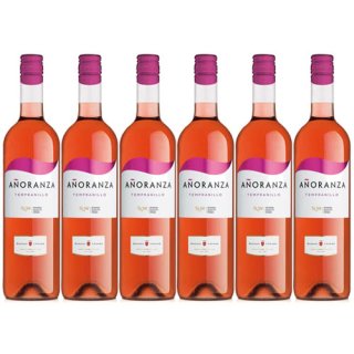6x Bodegas Lozano "Añoranza Tempranillo Rose" Trocken, 750 ml