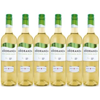 6x Bodegas Lozano "Añoranza Sauvignon Blanc" Weisswein Trocken, 750 ml