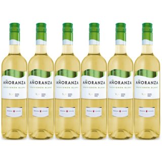 6x Bodegas Lozano "Añoranza Sauvignon Blanc" Weisswein Trocken, 750 ml