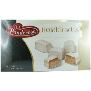 La Ponderosa Hojaldradas "Spanisches Weihnachtsgebäck" Blätterteiggebäck aus Spanien, 400 g