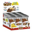 Kinder Cards Waffel Keks gefüllt mit Milch und Kakao...